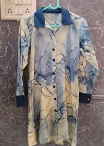 Patterned Shirt Top