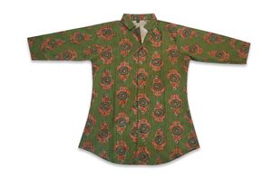 Green Ethnic Printed Kurta