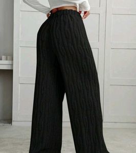Women fluffy Wide Leg Pants