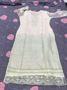 Elegant pakistani Embroidered Kurta Set