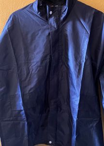 Navy Blue Lightweight Rain Jacket with pant