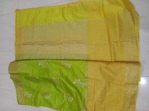 Vibrant Saree with Embroidered Blouse
