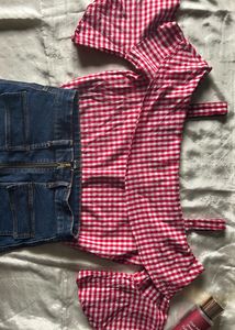 CHECKED CROP TOP WITH ADJUSTABLE STRAP PINTEREST