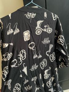 Black Printed Kurta can also be used as dress