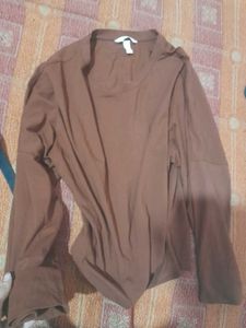 H&amp;M high quality new top brown To