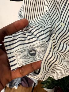 Men's Striped Short Sleeve Shirt