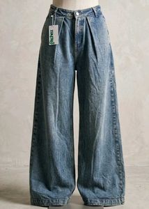 Wide Leg Denim Jeans