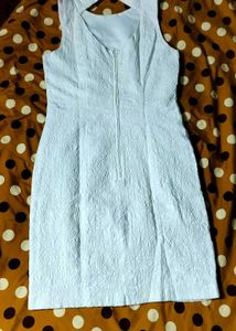 OFF WHITE TEXTURED DRESS 🤍