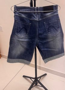 Stylish Embellished Denim Shorts