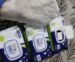 4×Babify Natural Baby Wipes - 72 Count