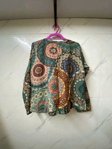A Multicolour Top, With Full Sleeves