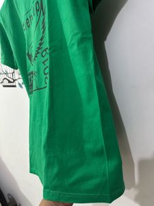 Single Stitch Green Graphic T-Shirt (EUROPE )