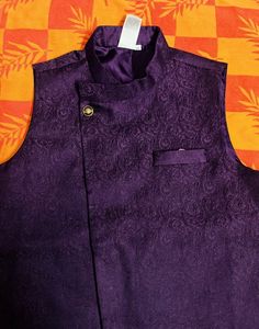 Men's Brocade Nehru Jacket (Half coat)