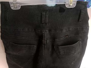 High Waisted Black Denim Jeans