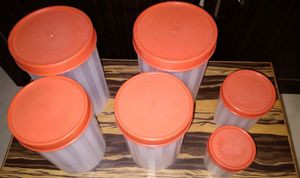 Set Of 6 Plastic Containers