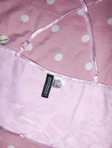 Satin Halter Neck Crop Top