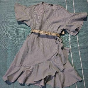 Korean Wrap Dress