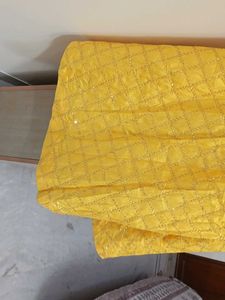 Vibrant Yellow Ethnic Skirt