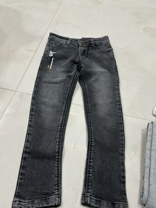 Boy's Stylish Black Denim Jeans