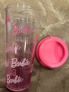 Barbie Pink Travel Tumbler with Lid