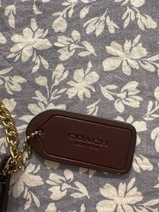 Coach Burgundy Signature Camera Bag