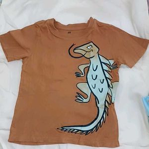 Cute Lizard Graphic T-Shirt