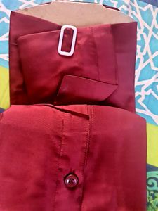 Thangamagan Maroon Shirt For 8yrs Old