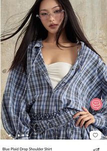 Blue Plaid co-ord set
