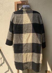 ZARA Women Checked Coat(M-XL)