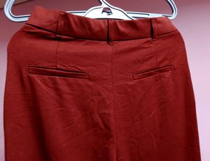 Stylish Red Trousers