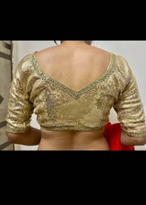 Sparkling gold Sequin Blouse
