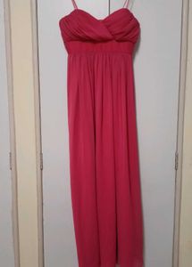 Elegant Pink Maxi Dress