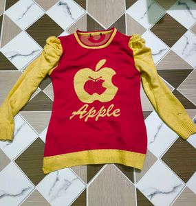 💛 Yellow💗💗pink 🍎 Sweater