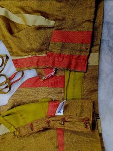 Gold silk Blouse