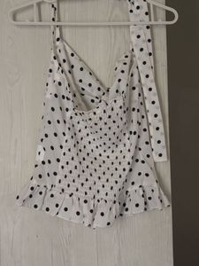 Polka Dot Halter Top