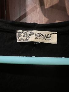 PLUS SIZE  Black Versace Top