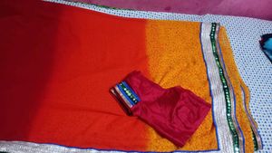 saree blouse with kurti set