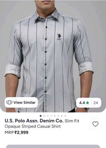 US Polo Assn Striped Men's Shirt