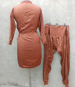 Semi Winter Shalwar Kamiz Set