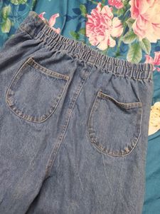 Wide Leg Denim Jeans