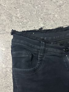 Black Skinny Denim Jeans | High Waist