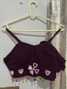 navaratri Mirror Work Blouse