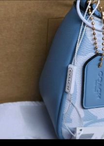 Coach Monogram Cherry Charm Shoulder Bag