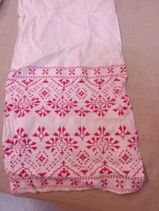 Pink Embroidered Dress