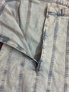 Y2K Strapless Denim Dress