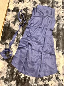 Sleeveless Blue Midi Dress