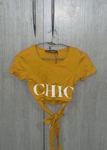 Chic Tie-Front Crop Top