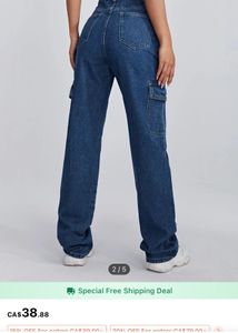 Cargo Denim Jeans