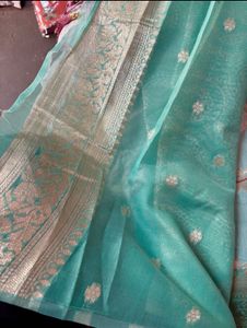 New Cotton Silk Saree with Blouse (Women’s)