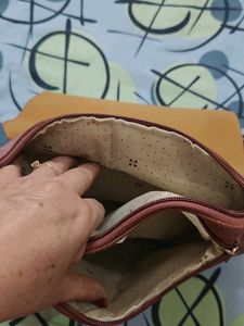 Stylish Mauve Handbag with Bow